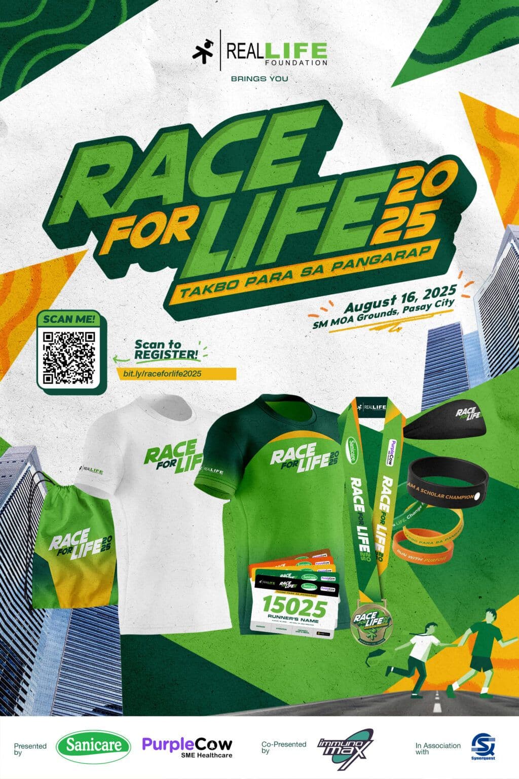 Race For Life 2025 poster